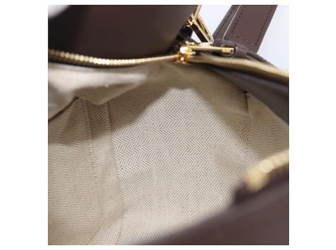 Bolso LOEWE Puzzle Small de piel 2 vías Marrón Oro Auth 200778SAM Castaño Dorado - vista 26
