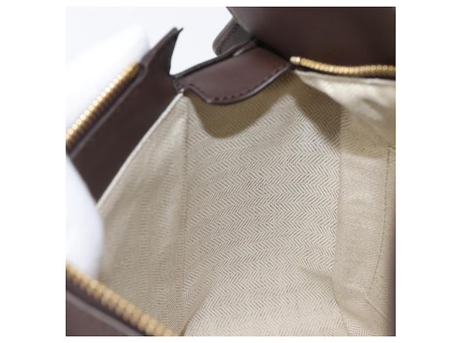 Bolso LOEWE Puzzle Small de piel 2 vías Marrón Oro Auth 200778SAM Castaño Dorado - vista 27