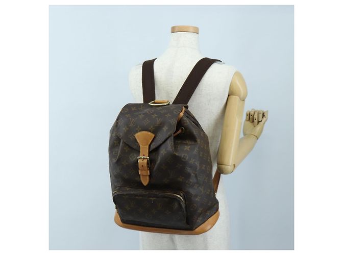LOUIS VUITTON Monogram Montsouris GM Rucksack M51135 LV Auth 205184V Monogramm - Ansicht 33