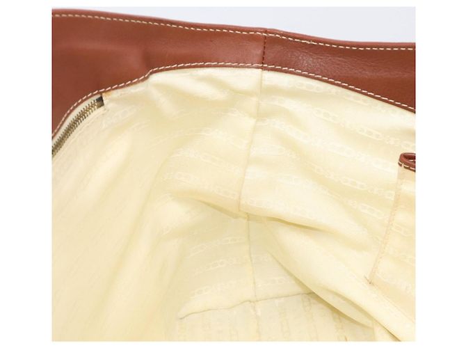 Céline Saco Tote CELINE Macadam Canvas Bege Gold Auth 206043V Dourado - vista 19