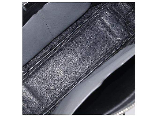 Borsa da lavoro PRADA pelle Saffiano Grigio Argento Auth bs37335A Marrone - vista 11