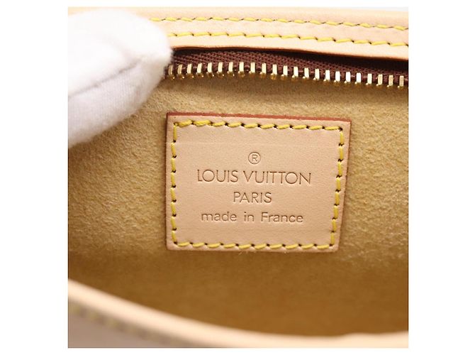 Borsa a tracolla LOUIS VUITTON Nomad Bucket PM Beige M85001 LV Auth gh2389V - vista 26