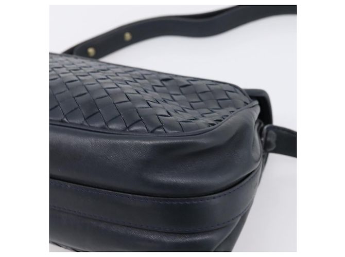 Borsa a tracolla Bottega Veneta INTRECCIATO in pelle nera e oro Auth mr2936 Nero - vista 16