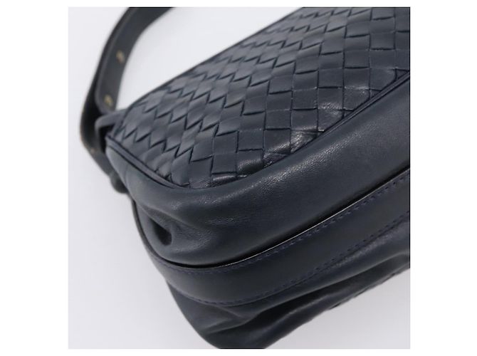 Borsa a tracolla Bottega Veneta INTRECCIATO in pelle nera e oro Auth mr2936 Nero - vista 17