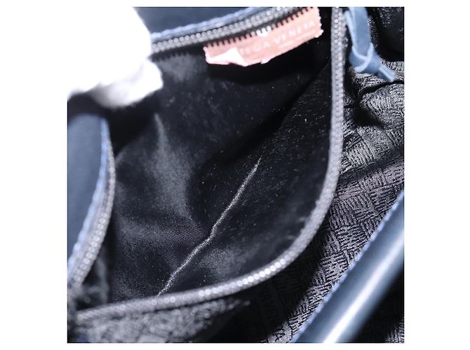 Borsa a tracolla Bottega Veneta INTRECCIATO in pelle nera e oro Auth mr2936 Nero - vista 23