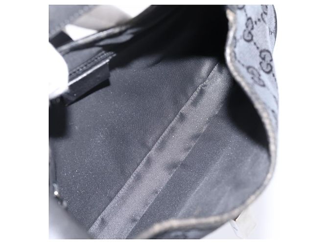 Borsa GUCCI GG Canvas Jackie Nera 001 3735 Auth gh2405 Nero - vista 11