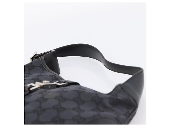 Borsa GUCCI GG Canvas Jackie Nera 001 3735 Auth gh2405 Nero - vista 14