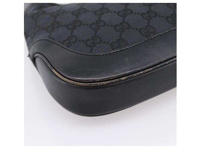 Borsa GUCCI GG Canvas Jackie Nera 001 3735 Auth gh2405 Nero - vista 17