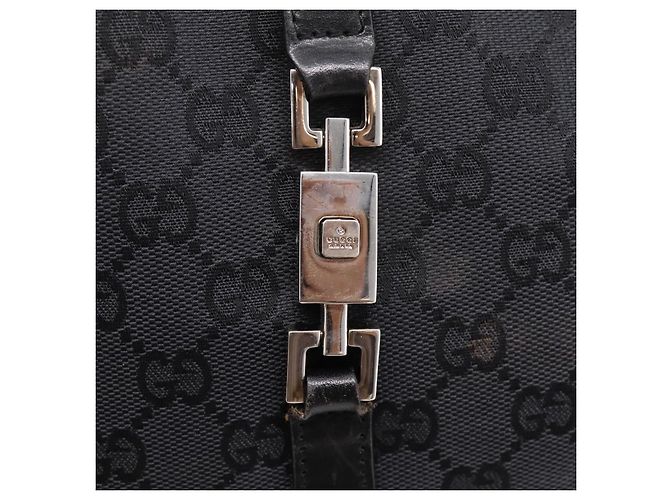 Borsa GUCCI GG Canvas Jackie Nera 001 3735 Auth gh2405 Nero - vista 18