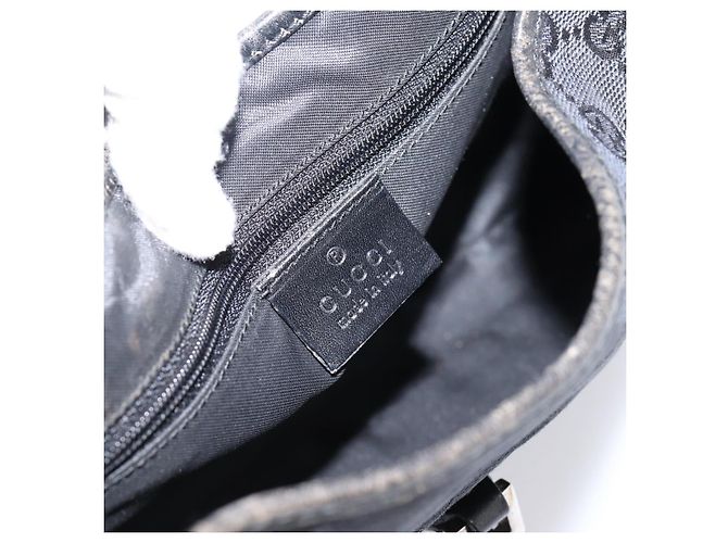 Borsa GUCCI GG Canvas Jackie Nera 001 3735 Auth gh2405 Nero - vista 19