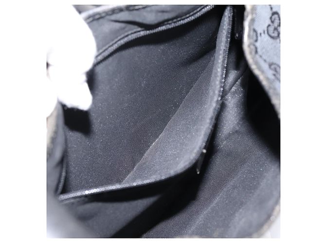 Borsa GUCCI GG Canvas Jackie Nera 001 3735 Auth gh2405 Nero - vista 23