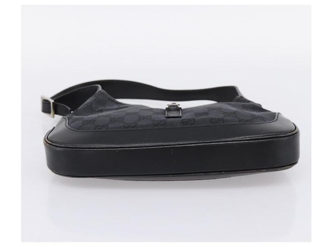 Borsa GUCCI GG Canvas Jackie Nera 001 3735 Auth gh2405 Nero - vista 5