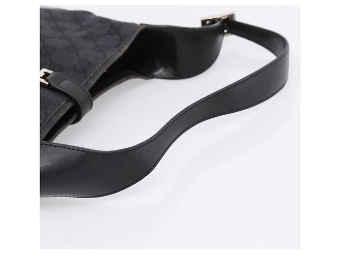 Borsa GUCCI GG Canvas Jackie Nera 001 3735 Auth gh2405 Nero - vista 7