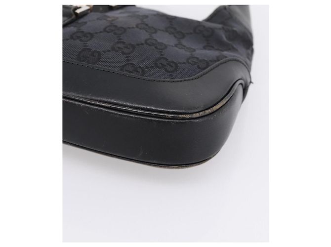 Borsa GUCCI GG Canvas Jackie Nera 001 3735 Auth gh2405 Nero - vista 8