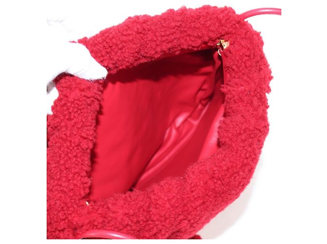 BOTTEGA VENETA Schultertasche Shearing Red Auth 204815M - Ansicht 11
