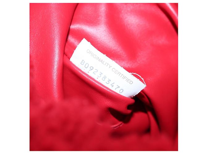BOTTEGA VENETA Schultertasche Shearing Red Auth 204815M - Ansicht 12