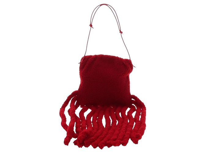 BOTTEGA VENETA Schultertasche Shearing Red Auth 204815M - Ansicht 13