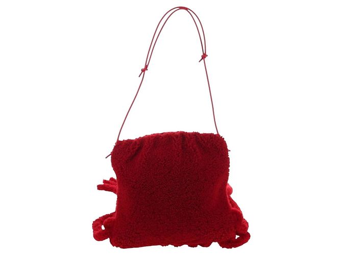 BOTTEGA VENETA Schultertasche Shearing Red Auth 204815M - Ansicht 2