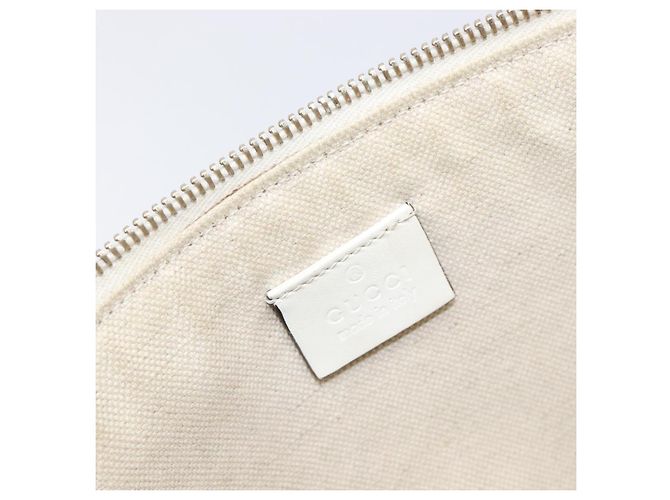 Borsa a pochette GUCCI Canvas Navy Gold Tone 286209 Auth bs37249 Blu navy - vista 10