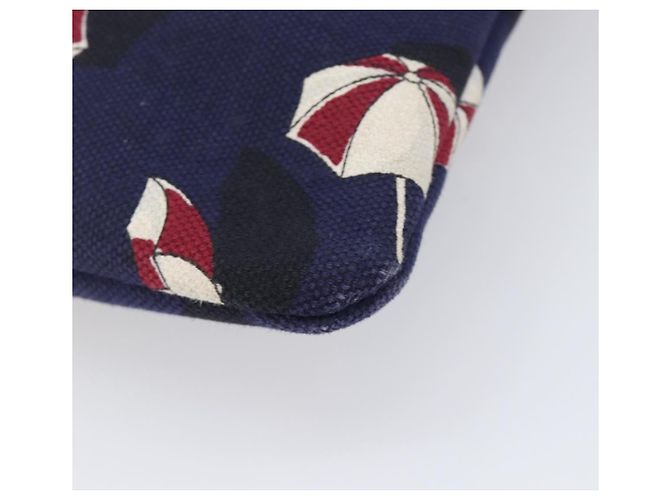 Borsa a pochette GUCCI Canvas Navy Gold Tone 286209 Auth bs37249 Blu navy - vista 14