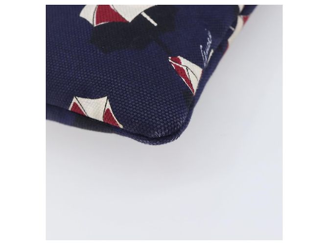 Borsa a pochette GUCCI Canvas Navy Gold Tone 286209 Auth bs37249 Blu navy - vista 7