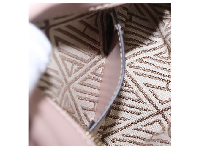 Chloé Bolsa de mão Chloe Dahlia Mini em couro 2way Rosa Tom Dourado Auth BA15544M - vista 27