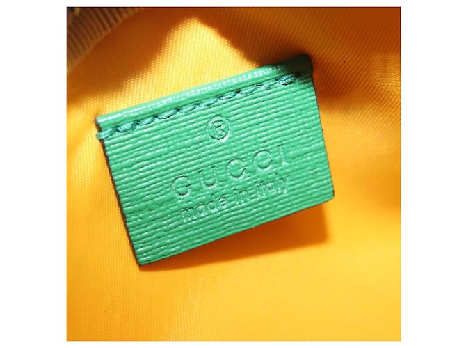 Borsello per bambini GUCCI GG Supreme PVC Beige Silver 502095 Auth 206282M Argento - vista 22