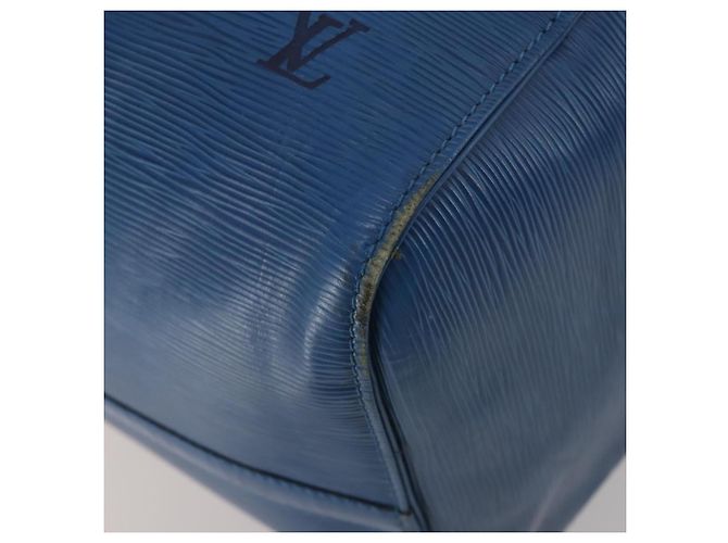 LOUIS VUITTON Epi Keepall 55 Boston Bag Toledo Blue M42955 LV Auth 193385 Azul - vista 15