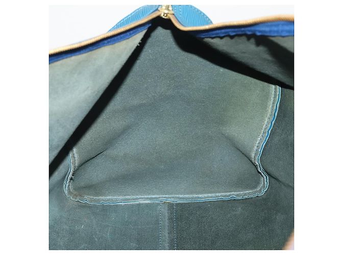 LOUIS VUITTON Epi Keepall 55 Boston Bag Toledo Blue M42955 LV Auth 193385 Azul - vista 20