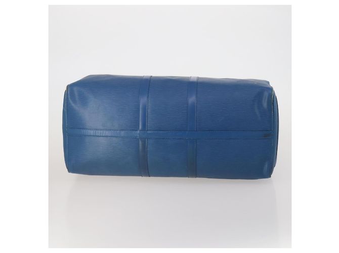 LOUIS VUITTON Epi Keepall 55 Boston Bag Toledo Blue M42955 LV Auth 193385 Azul - vista 5
