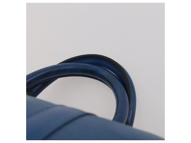 LOUIS VUITTON Epi Keepall 55 Boston Bag Toledo Blue M42955 LV Auth 193385 Azul - vista 8