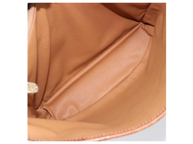 Céline CELINE Macadam Canvas Tote Bag PVC Leder Brown Gold Auth 204214 Braun Golden - Ansicht 11