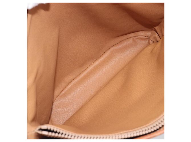 Céline CELINE Macadam Canvas Tote Bag PVC Leder Brown Gold Auth 204214 Braun Golden - Ansicht 26