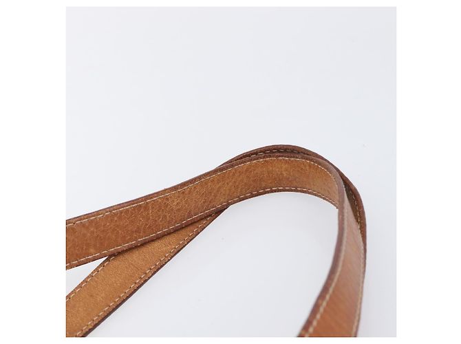 Céline CELINE Macadam Canvas Tote Bag PVC Leder Brown Gold Auth 204214 Braun Golden - Ansicht 8