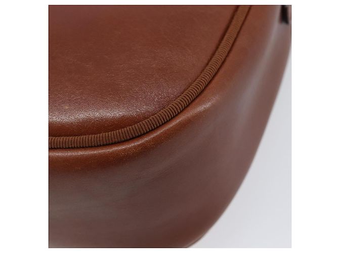 Borsa a tracolla Salvatore Ferragamo Vala in pelle Gold Brown Auth ka6418 - vista 18