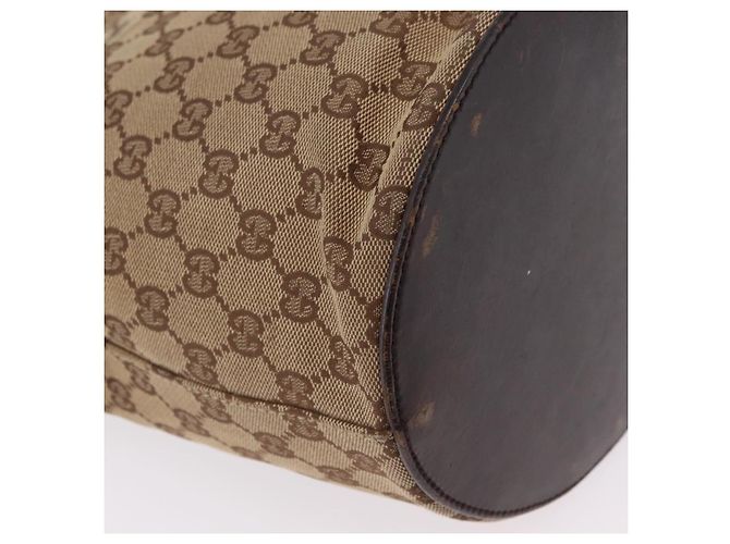 Borsa a Tracolla GUCCI GG Canvas Beige Silver 106240 Auth ep16240 Argento - vista 19