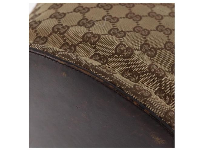 Borsa a Tracolla GUCCI GG Canvas Beige Silver 106240 Auth ep16240 Argento - vista 21