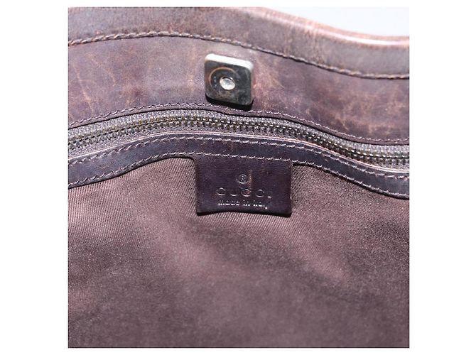 Borsa a Tracolla GUCCI GG Canvas Beige Silver 106240 Auth ep16240 Argento - vista 22