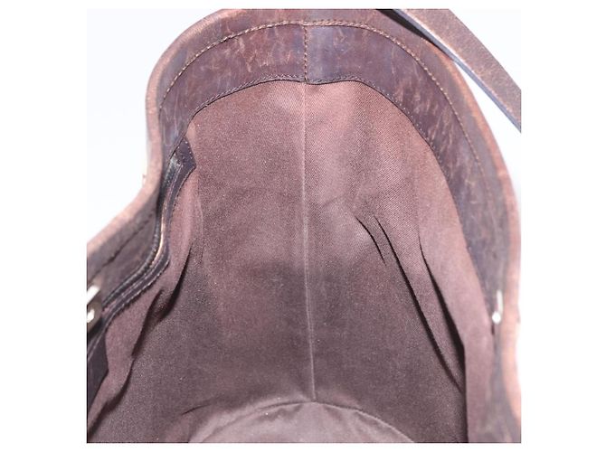 Borsa a Tracolla GUCCI GG Canvas Beige Silver 106240 Auth ep16240 Argento - vista 23