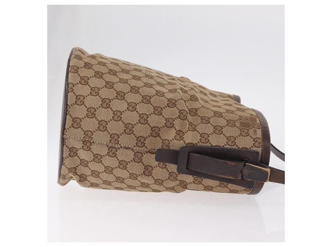 Borsa a Tracolla GUCCI GG Canvas Beige Silver 106240 Auth ep16240 Argento - vista 4