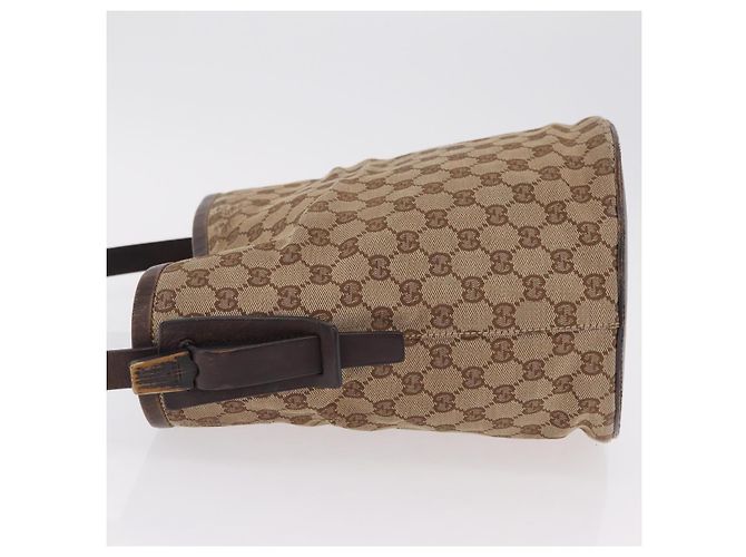 Borsa a Tracolla GUCCI GG Canvas Beige Silver 106240 Auth ep16240 Argento - vista 6