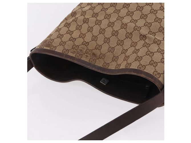 Borsa a Tracolla GUCCI GG Canvas Beige Silver 106240 Auth ep16240 Argento - vista 9