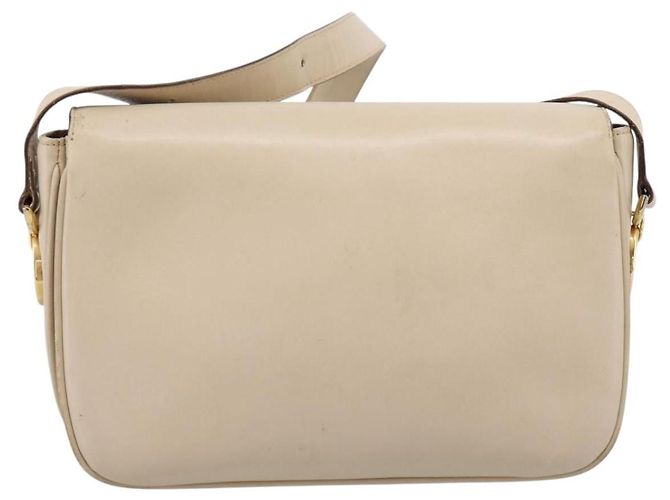 Céline CELINE Schultertasche aus Leder Ivory Gold Auth ep16002 Golden Roh - Ansicht 2