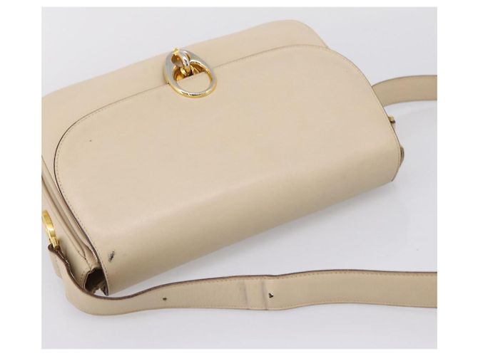 Céline CELINE Schultertasche aus Leder Ivory Gold Auth ep16002 Golden Roh - Ansicht 6