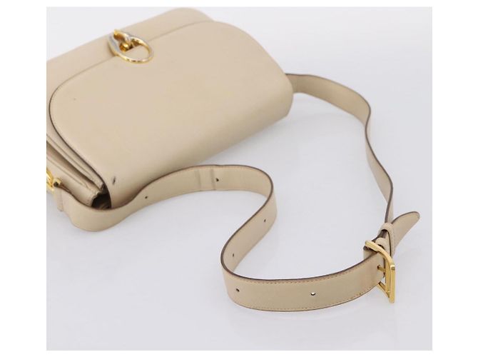 Céline CELINE Schultertasche aus Leder Ivory Gold Auth ep16002 Golden Roh - Ansicht 7