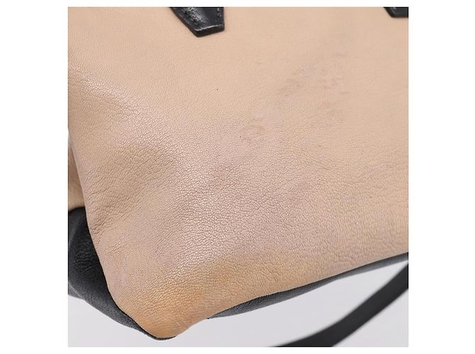Miu Miu Handtasche Leder 2way Beige Goldton Auth bs37100 - Ansicht 10
