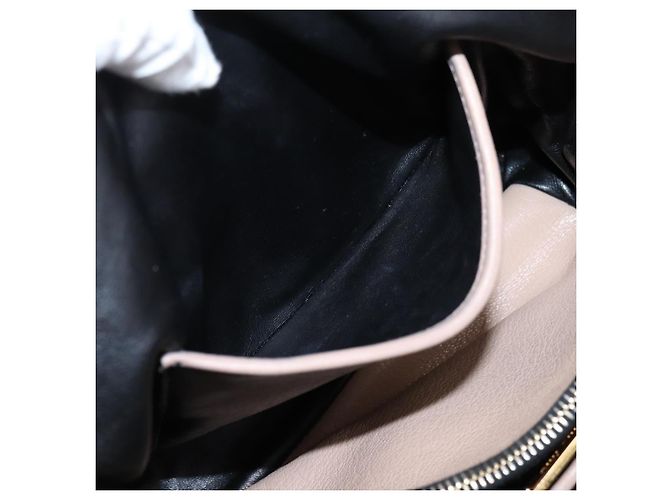 Miu Miu Handtasche Leder 2way Beige Goldton Auth bs37100 - Ansicht 31