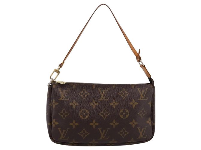 LOUIS VUITTON Monogram Pochette Accessoires Pouch M51980 LV Auth ep15898 Monograma - vista 13