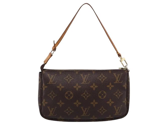 LOUIS VUITTON Monogram Pochette Accessoires Pouch M51980 LV Auth ep15898 Monograma - vista 2