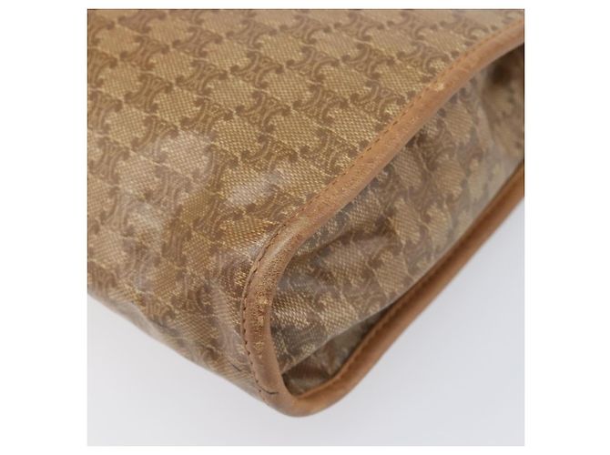 Céline Bolso de Mano CELINE Macadam PVC Beige Gold Auth ep15875 Dorado - vista 15